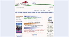 Desktop Screenshot of joplinpubliclibrary.org